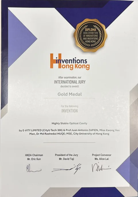 4th Asia Exhibition of Innovations and Inventions (AEII) — Gold Award